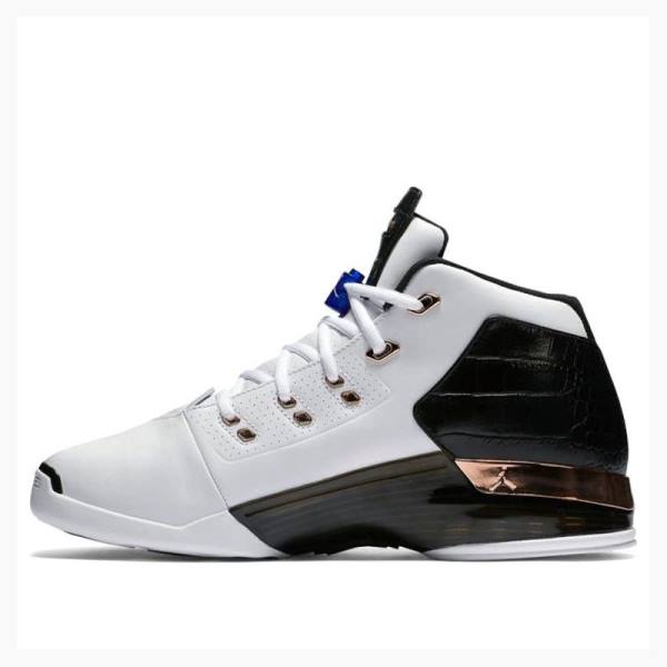 Air Jordan 17 Nike Retro Copper Tênis de Basquete Masculino Branco Pretas | JD-302TI