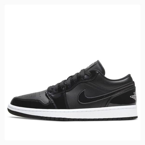 Air Jordan 1 Nike Low SE ASW Envernizados Couro All Star Tênis Masculino Pretas Branco | JD-293QR