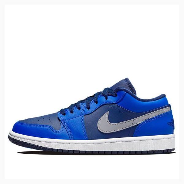 Air Jordan 1 Nike Low-Top Tênis Feminino Azuis | JD-748WJ