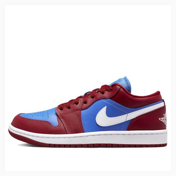 Air Jordan 1 Nike Low Tênis Feminino Vermelhas Azuis | JD-813YI