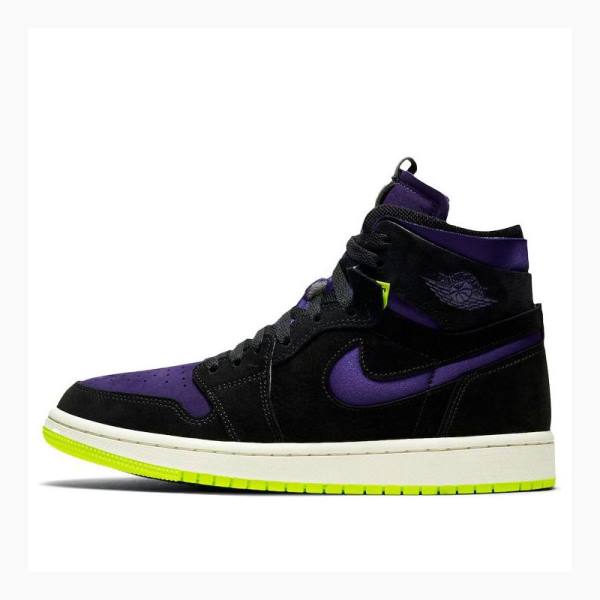 Air Jordan 1 Nike Zoom Air CMFT Halloween Tênis Feminino Roxo Pretas Verdes | JD-198LG