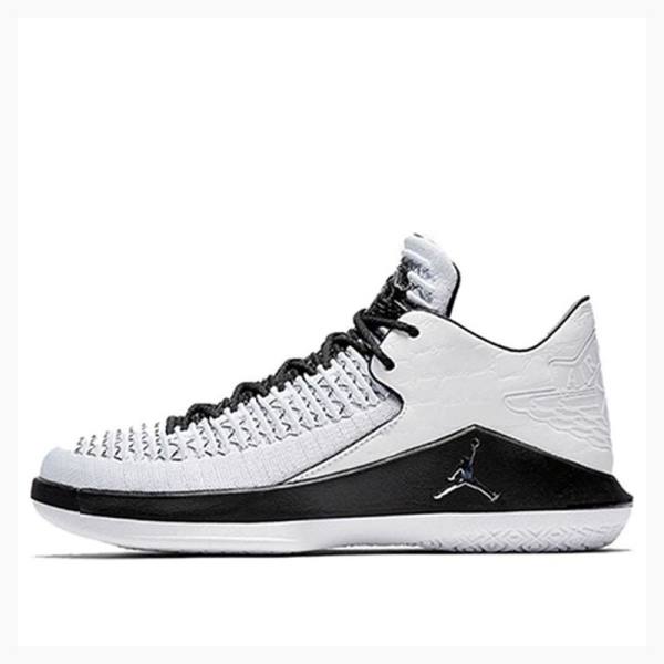 Air Jordan 32 Nike Low Tênis Masculino Branco Pretas | JD-985PU