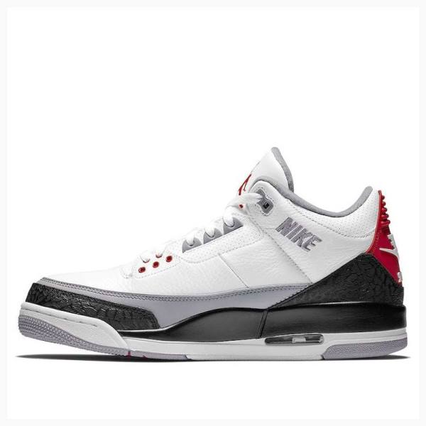 Air Jordan 3 Nike Retro NRG Tinker Tênis de Basquete Masculino Branco Pretas Cinzentas | JD-734VI