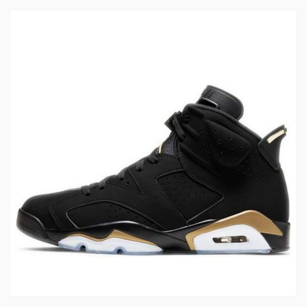 Air Jordan 6 Nike Retro DMP Defining Moments Tênis de Basquete Masculino Pretas Douradas | JD-073YT