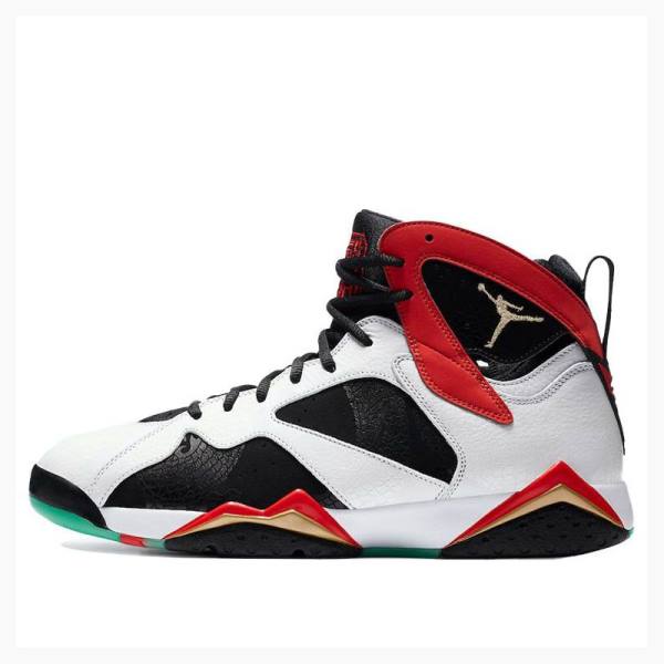 Air Jordan 7 Nike Retro GC China Edition Tênis de Basquete Masculino Branco Pretas Vermelhas | JD-375JP