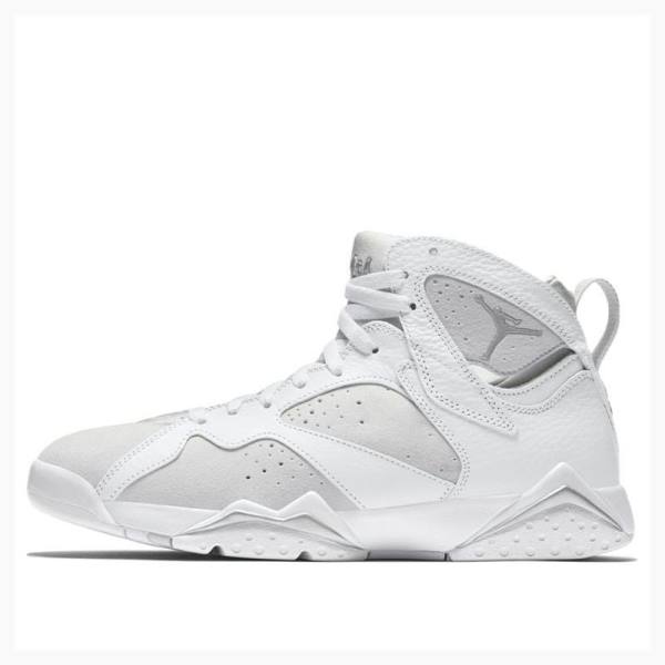 Air Jordan 7 Nike Retro Pure Money Tênis de Basquete Masculino Branco | JD-526CL