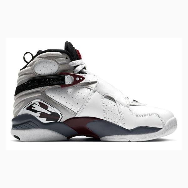 Air Jordan 8 Nike Retro 'Burgundy' Tênis de Basquete Feminino Branco Vermelhas | JD-057OM