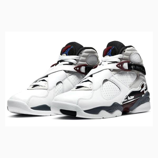 Air Jordan 8 Nike Retro 'Burgundy' Tênis de Basquete Feminino Branco Vermelhas | JD-057OM