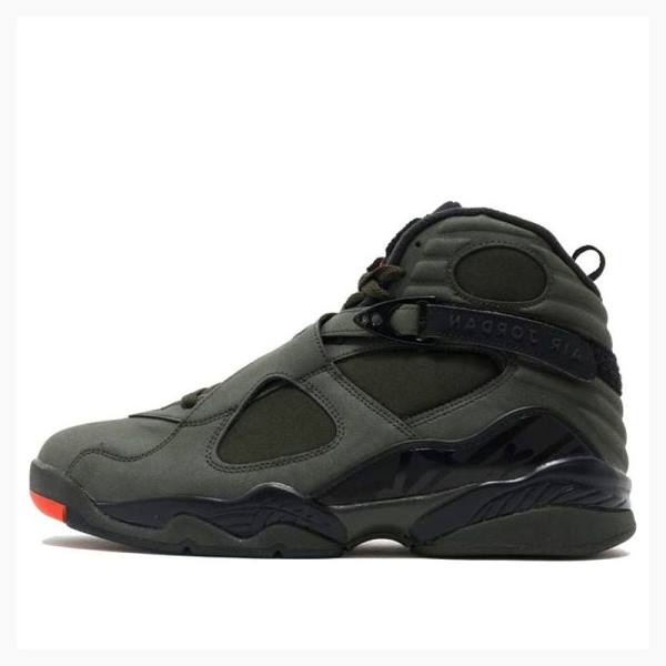 Air Jordan 8 Nike Retro Take Flight Tênis de Basquete Masculino Verde Oliva | JD-804AK