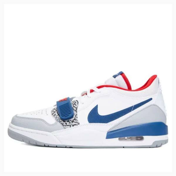 Air Jordan Nike Legacy 312 Low French Tênis Feminino Branco Azuis Vermelhas | JD-418KN