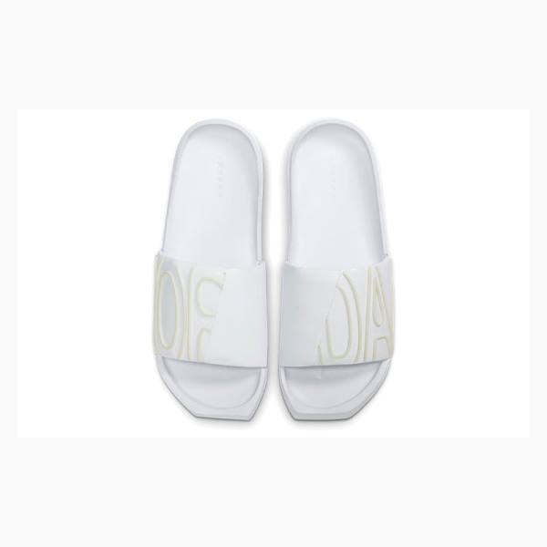 Air Jordan Nike Nola Chinelos Feminino Branco | JD-451RG