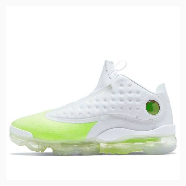 Air Jordan Nike Reign Volt Tênis de Basquete Feminino Branco Verdes | JD-578UT