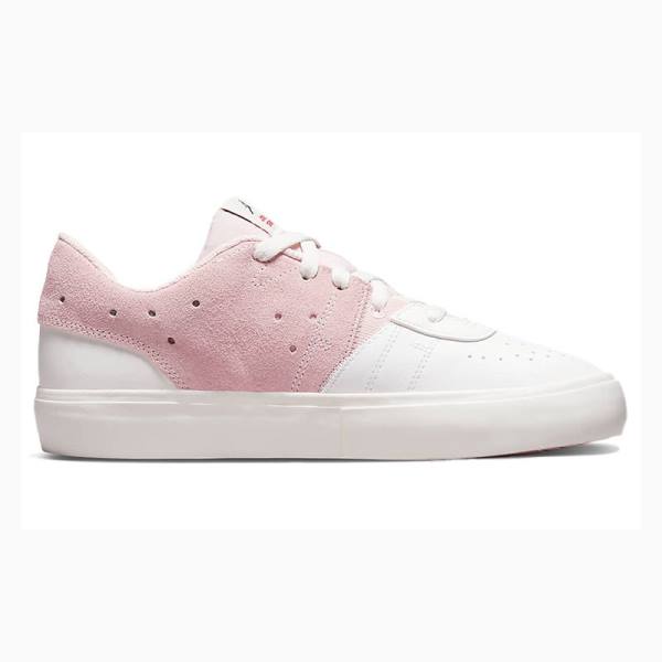 Air Jordan Nike Series ES Atmosphere Tênis Feminino Branco Rosa | JD-186RM