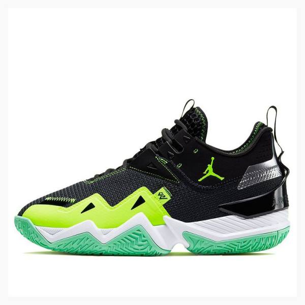 Air Jordan Nike Westbrook One Take Tênis de Basquete Feminino Pretas Verdes | JD-548ZO