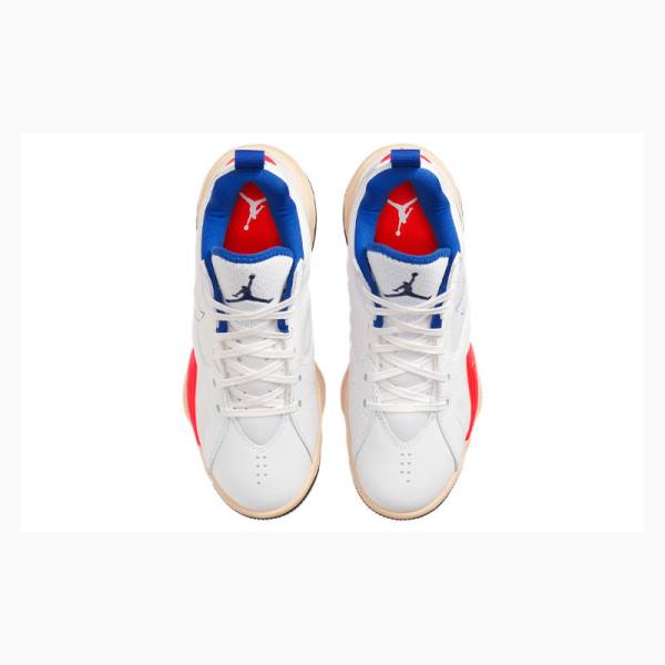 Air Jordan Nike Zoom 92 Ultramarine Tênis de Basquete Feminino Branco Azuis Vermelhas | JD-874YN