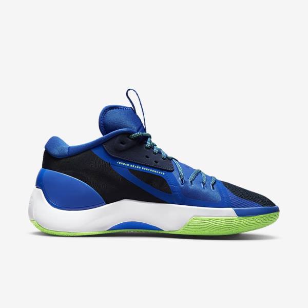 Air Jordan Nike Zoom Separate Masculino Azul Marinho Azuis Branco Verdes | NK875ZXB