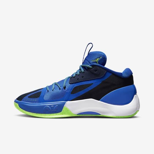 Air Jordan Nike Zoom Separate Masculino Azul Marinho Azuis Branco Verdes | NK875ZXB